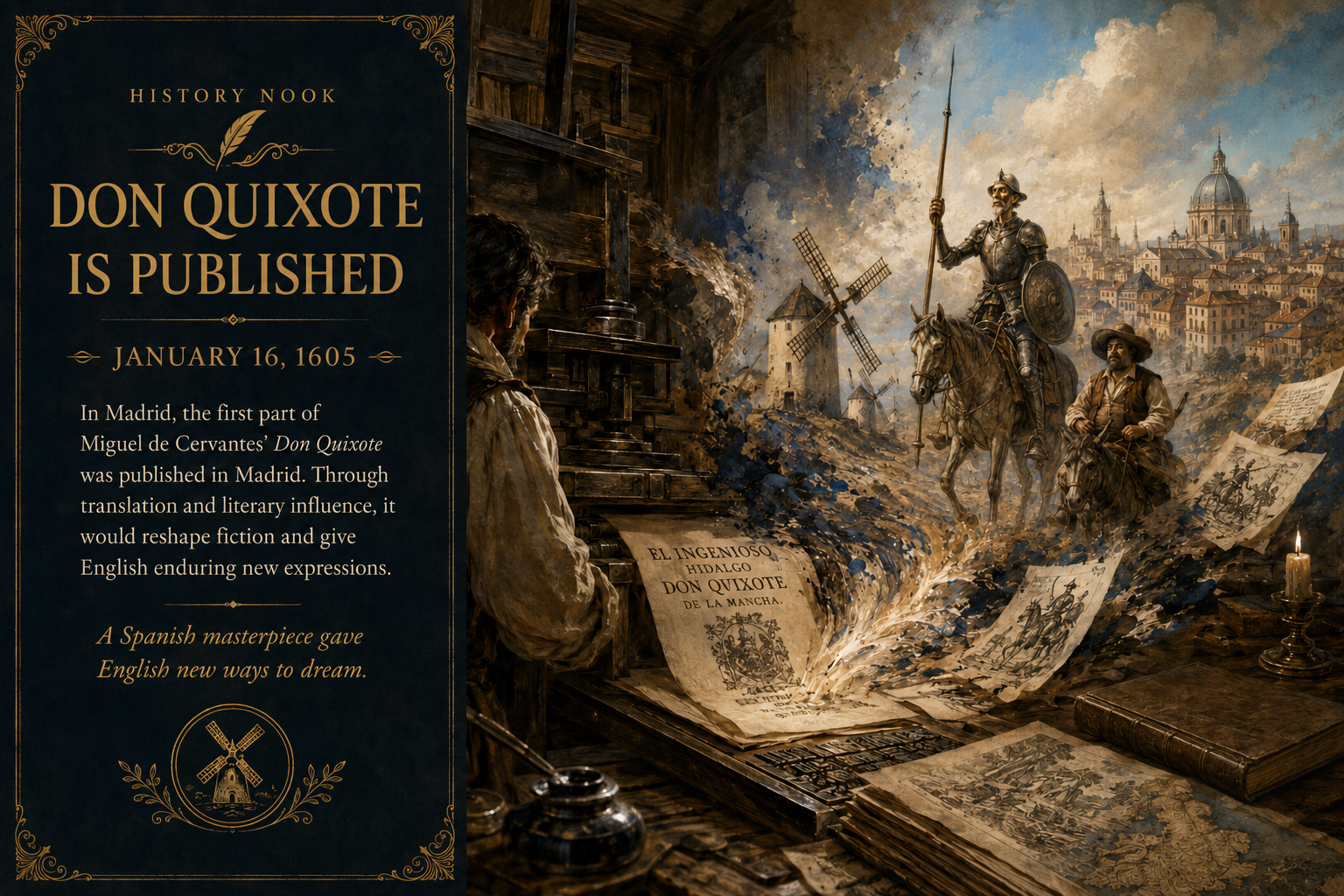 Don Quixote’s Journey – How Cervantes Shaped the English Language and Its Expressions
