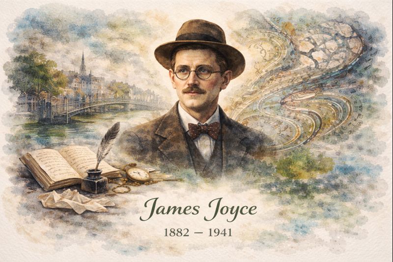 Birth of James Joyce (1882–1941) – The Writer Who Remade English from the Inside&nbsp;Out