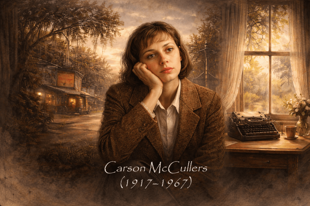 Birth of Carson McCullers (1917–1967) – The Writer Who Turned Silence into&nbsp;Language