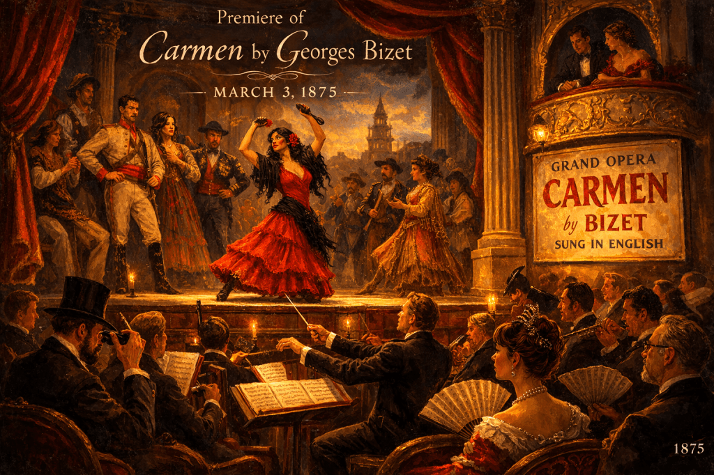 Premiere of Carmen by Georges Bizet — The Birth of the Modern Operatic&nbsp;Archetype