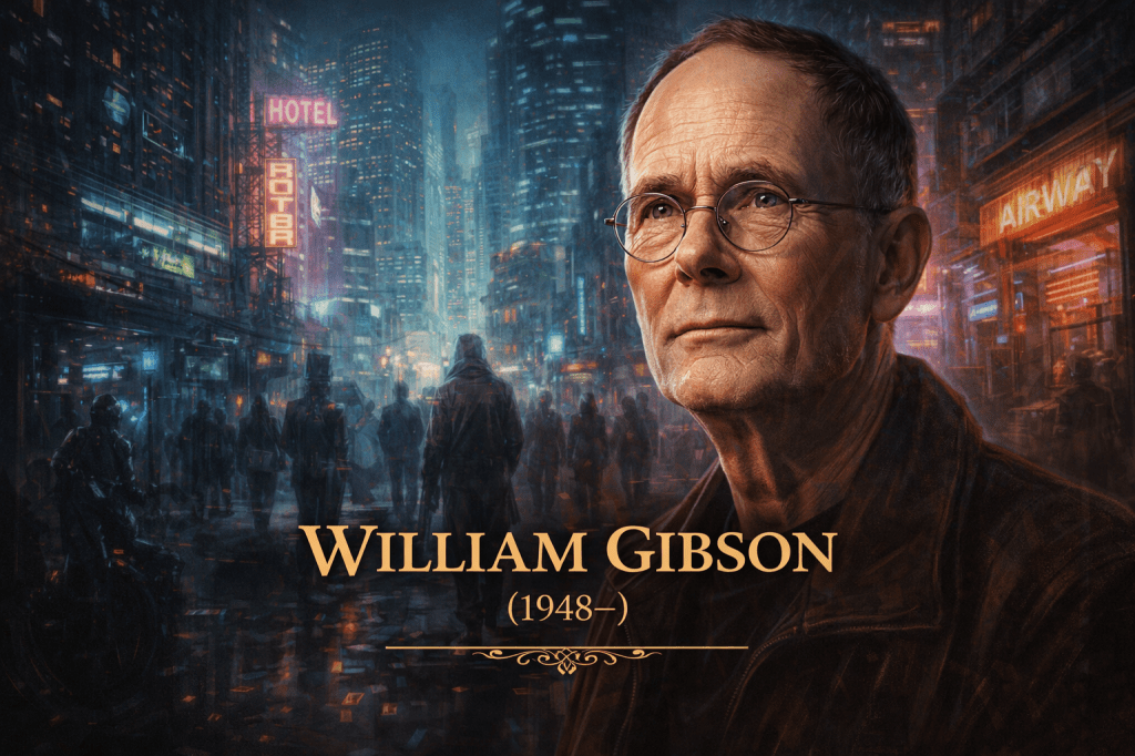 Birth of William Gibson (1948– ) — The Novelist Who Gave the Digital Future Its&nbsp;Language