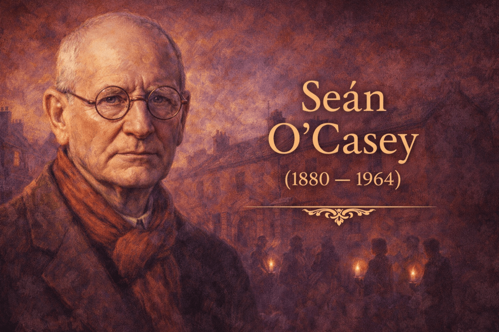 Birth of Seán O’Casey (1880–1964) — The Playwright Who Brought Dublin Speech to the&nbsp;Stage