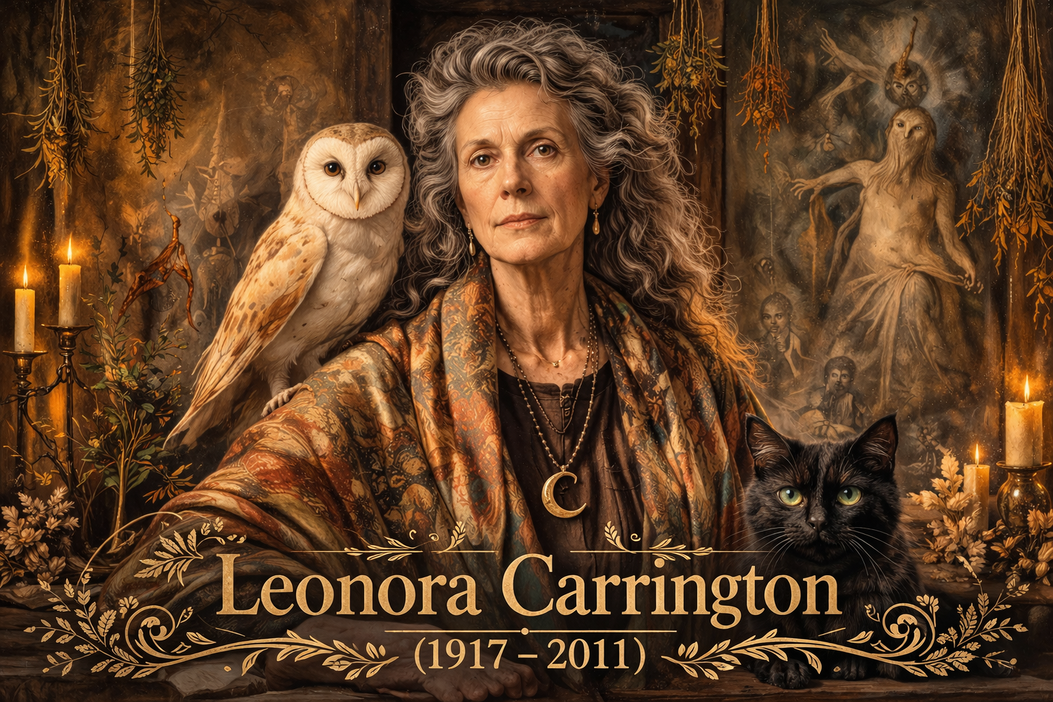 Birth of Leonora Carrington (1917–2011) — Expanding the Boundaries of English Through Surrealist Prose