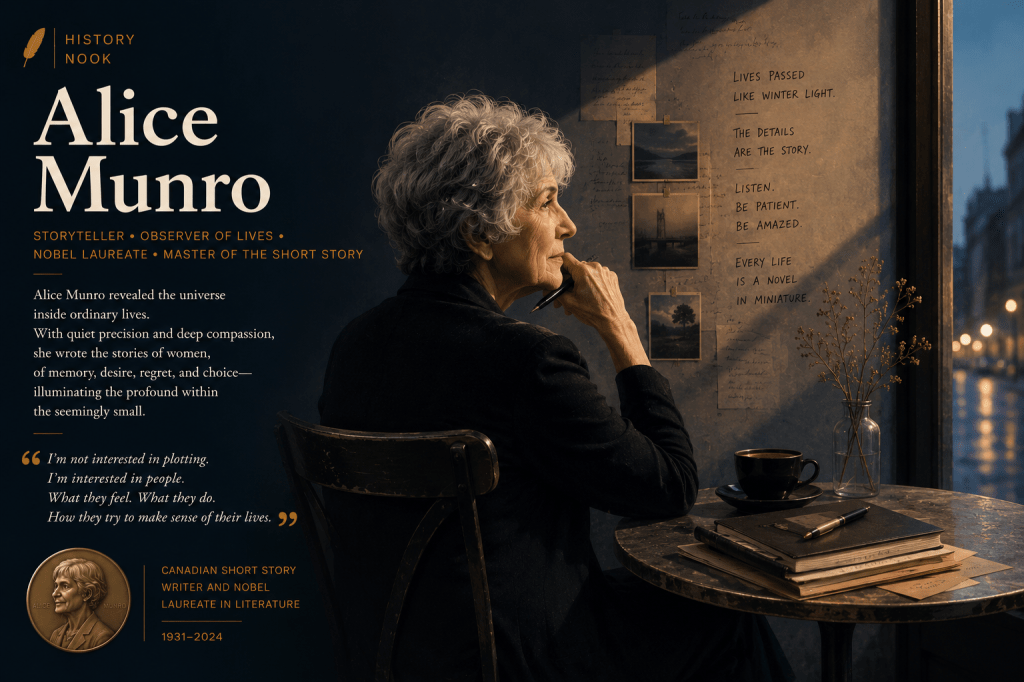 Death of Alice Munro (1931–2024) — When the Short Story Reached Full Depth in&nbsp;English
