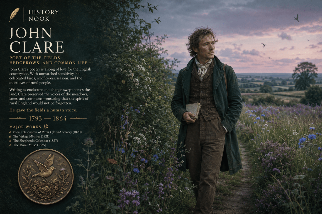Birth of John Clare (1793–1864) — Giving Voice to Nature and Rural&nbsp;English