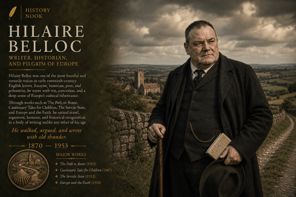 Death of Hilaire Belloc (1870–1953) — Enriching English Literature Through Essays, Verse, and Travel&nbsp;Writing